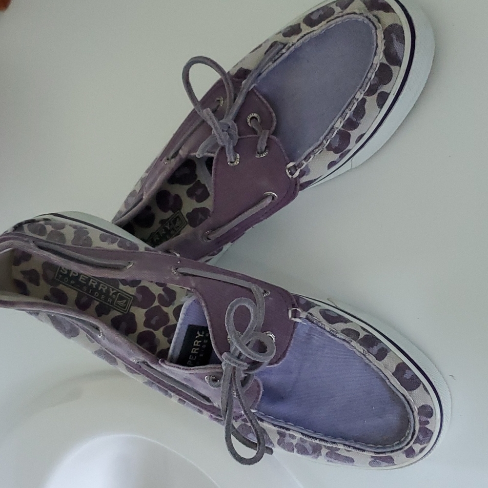 Sperry Top-sider Purple Leopard